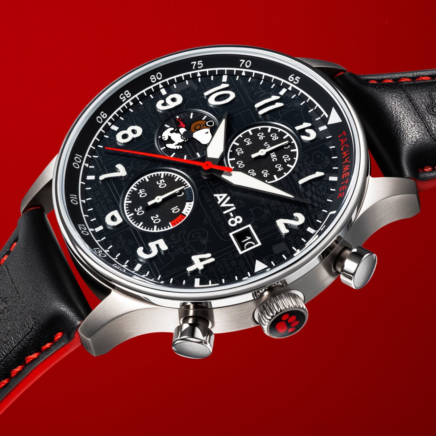 AVI-8 Hawker Hurricane Classic Chrono Peanuts Snoopy Flying Ace Limited Edition