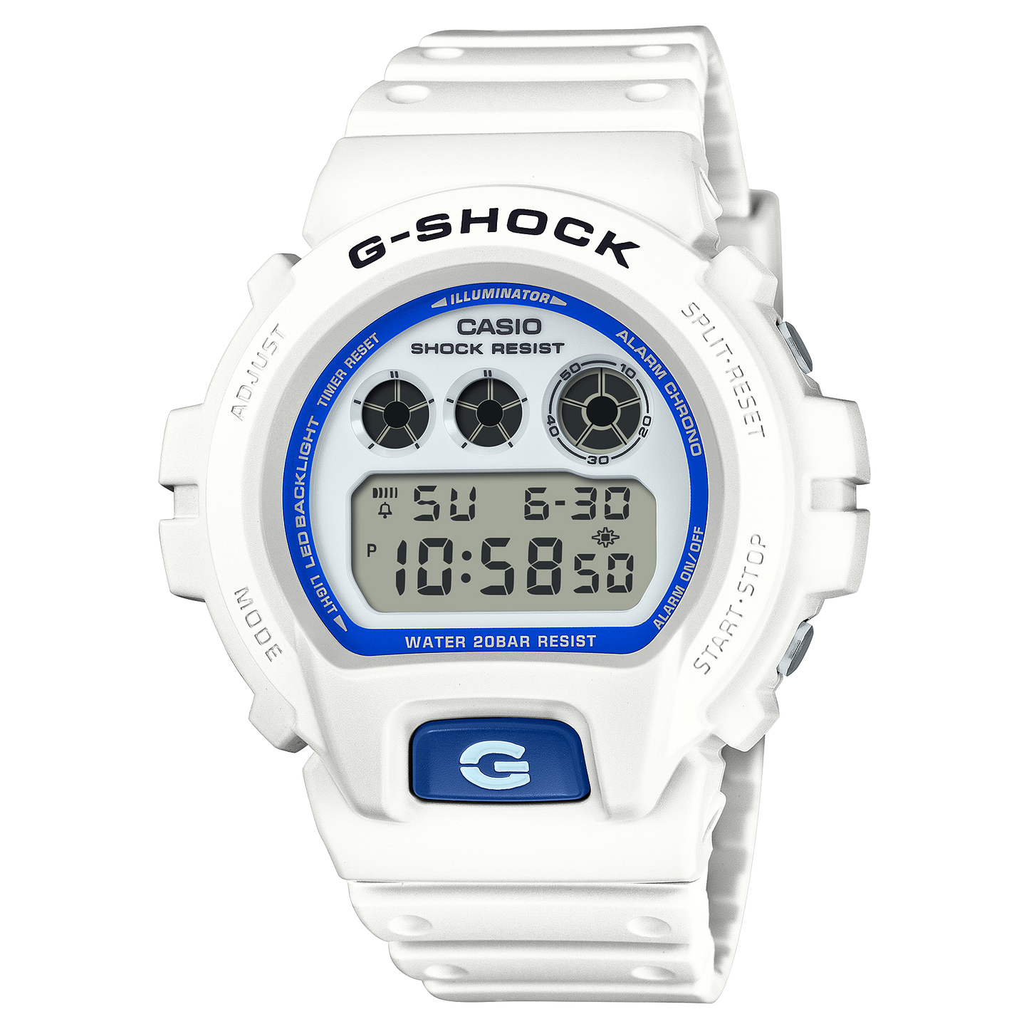 G-Shock DW5600 Hidden Glow Digital White