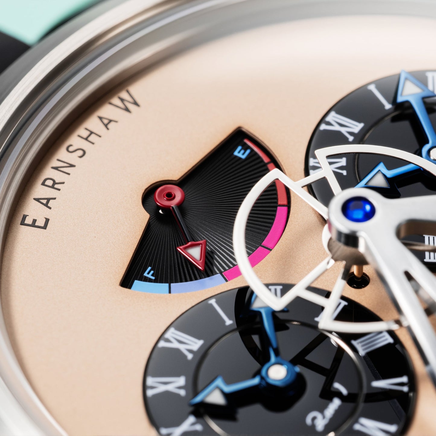 Thomas Earnshaw Heritage Beaufort Power Reserve Dual Time Automatic Ivory Limited Edition