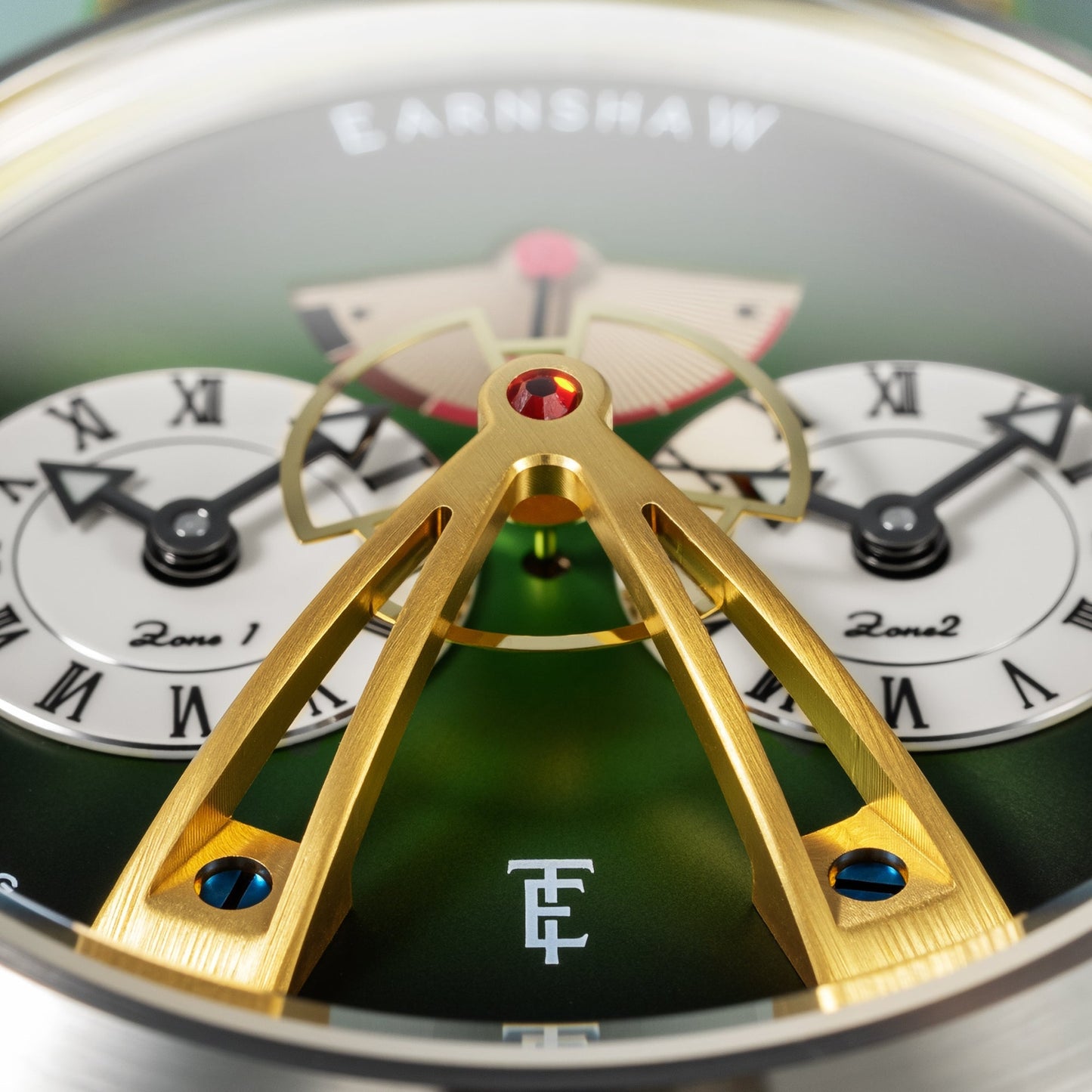 Thomas Earnshaw Heritage Beaufort Power Reserve Dual Time Automatic Green Fume Limited Edition