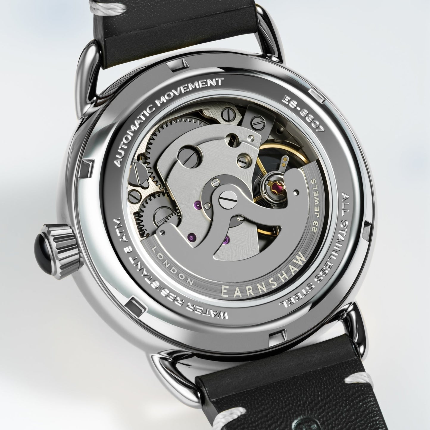 Thomas Earnshaw Heritage Investigator 40 Skeleton Automatic Matte Silver