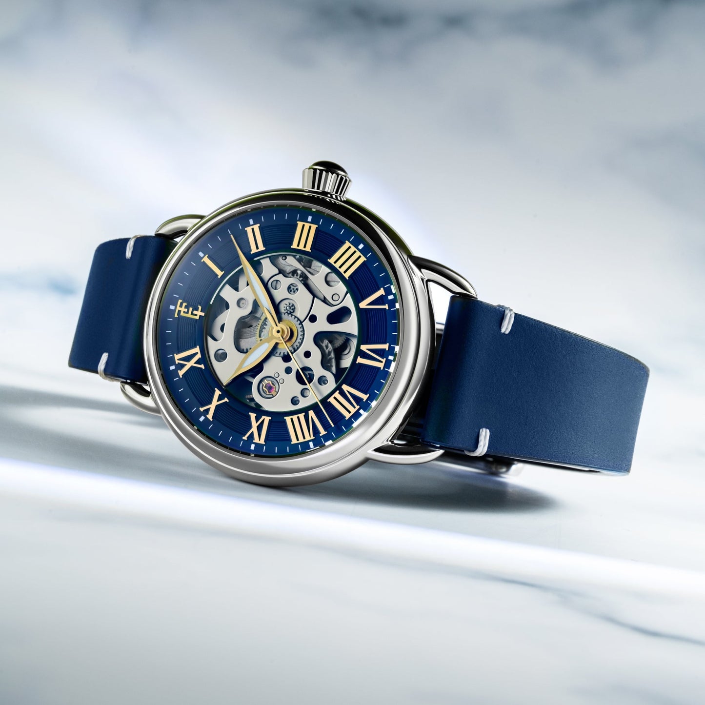 Thomas Earnshaw Heritage Investigator 40 Skeleton Automatic Pewter Grey