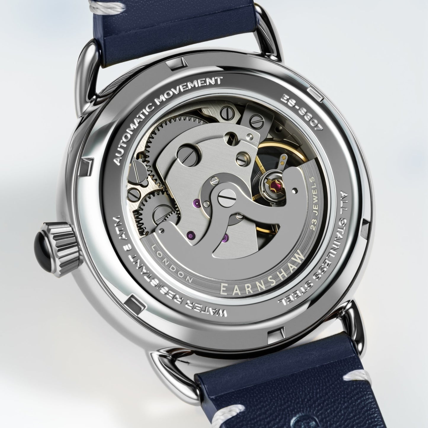 Thomas Earnshaw Heritage Investigator 40 Skeleton Automatic Pewter Grey