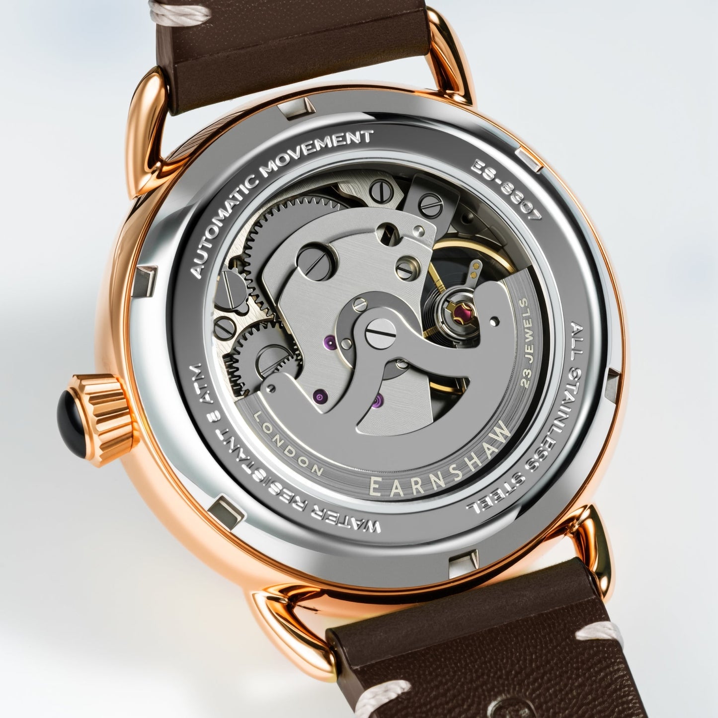 Thomas Earnshaw Heritage Investigator 40 Skeleton Automatic Azure Blue
