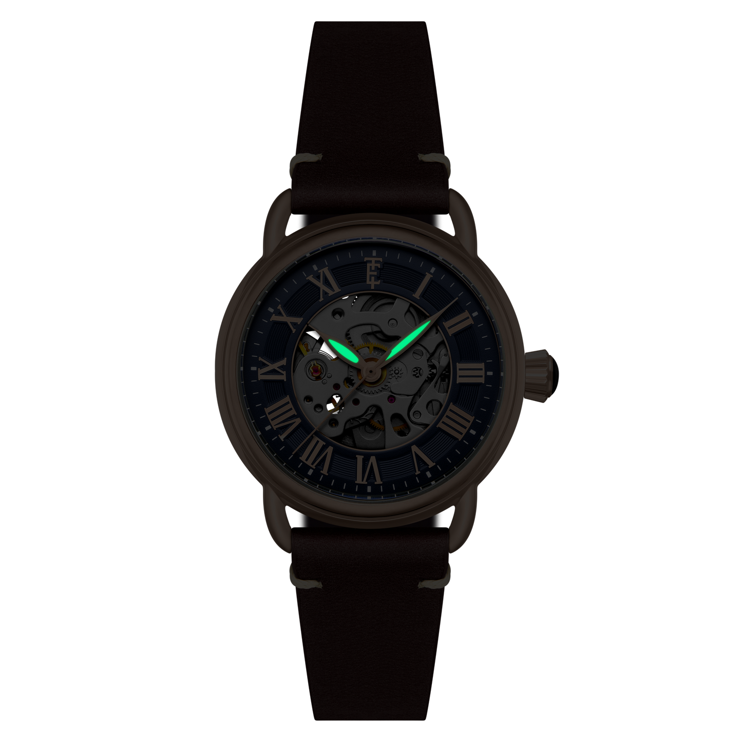 Thomas Earnshaw Heritage Investigator 40 Skeleton Automatic Azure Blue