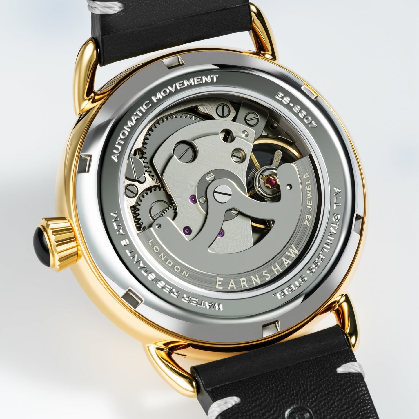 Thomas Earnshaw Heritage Investigator 40 Skeleton Automatic Frosted Silver
