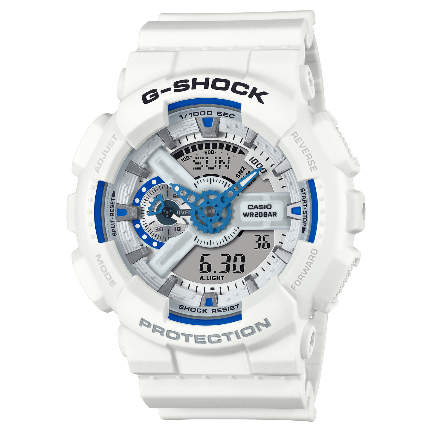 G-Shock GA110 Hidden Glow Ana-Digi White