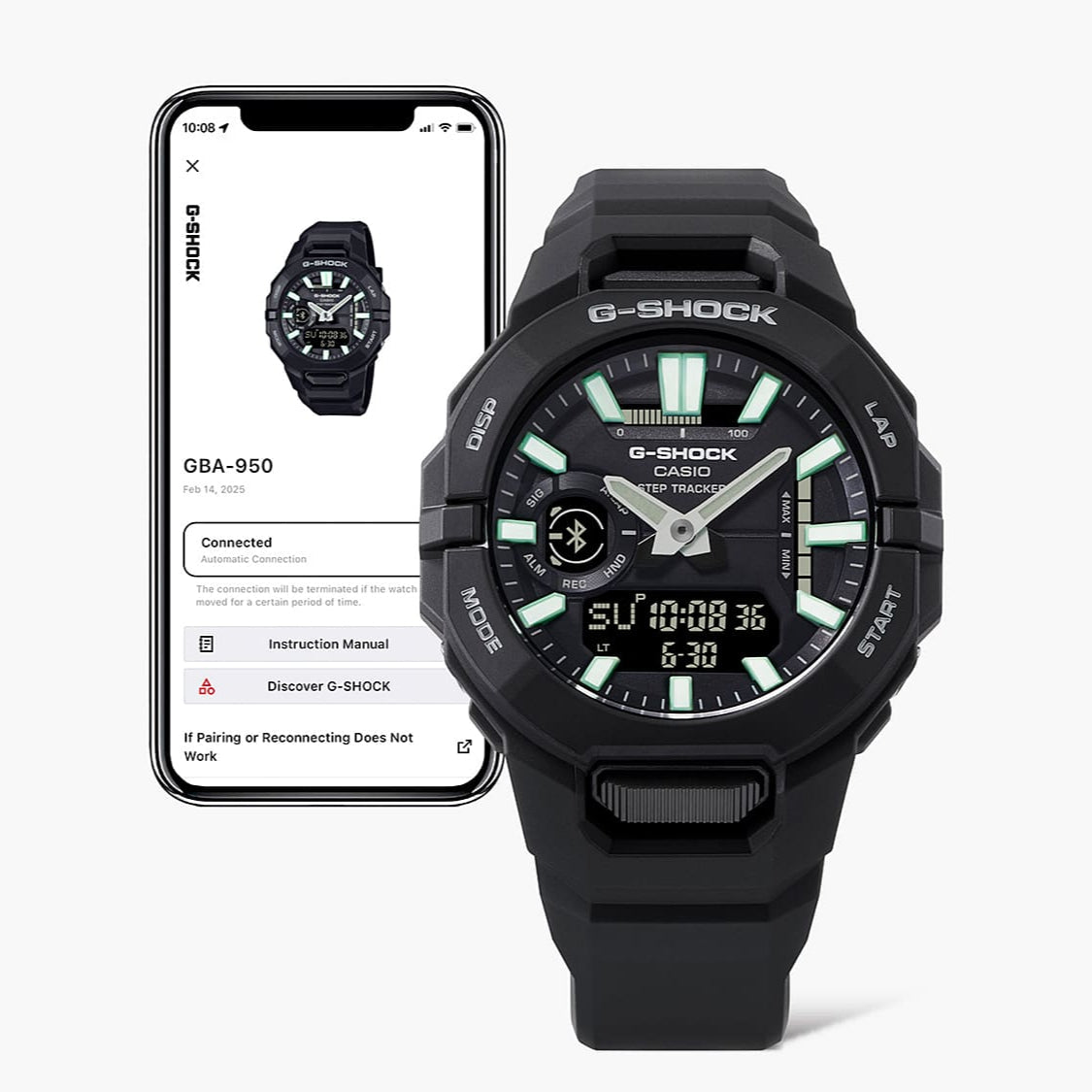 G-Shock Move GBA950 Ana-Digi Black