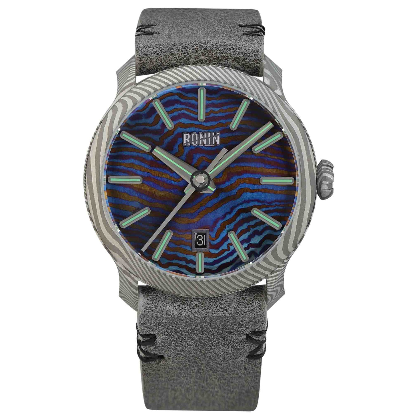 OVD Ronin Automatic Damascus Toyotomi Blue