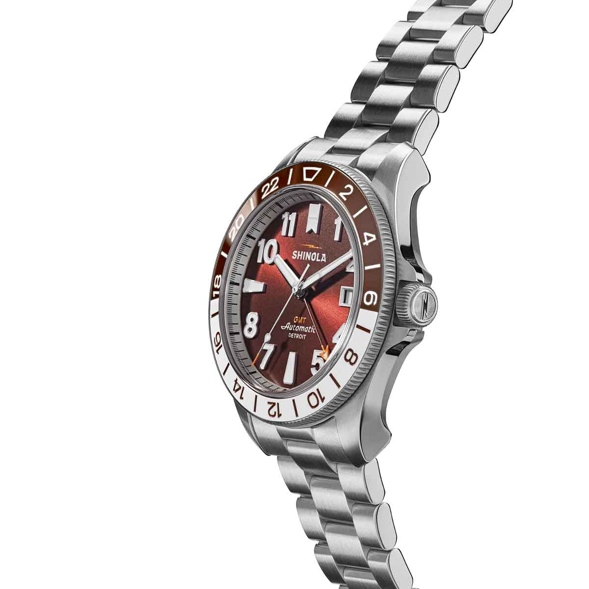 Shinola Monster GMT Automatic 40mm Whiskey Limited Edition