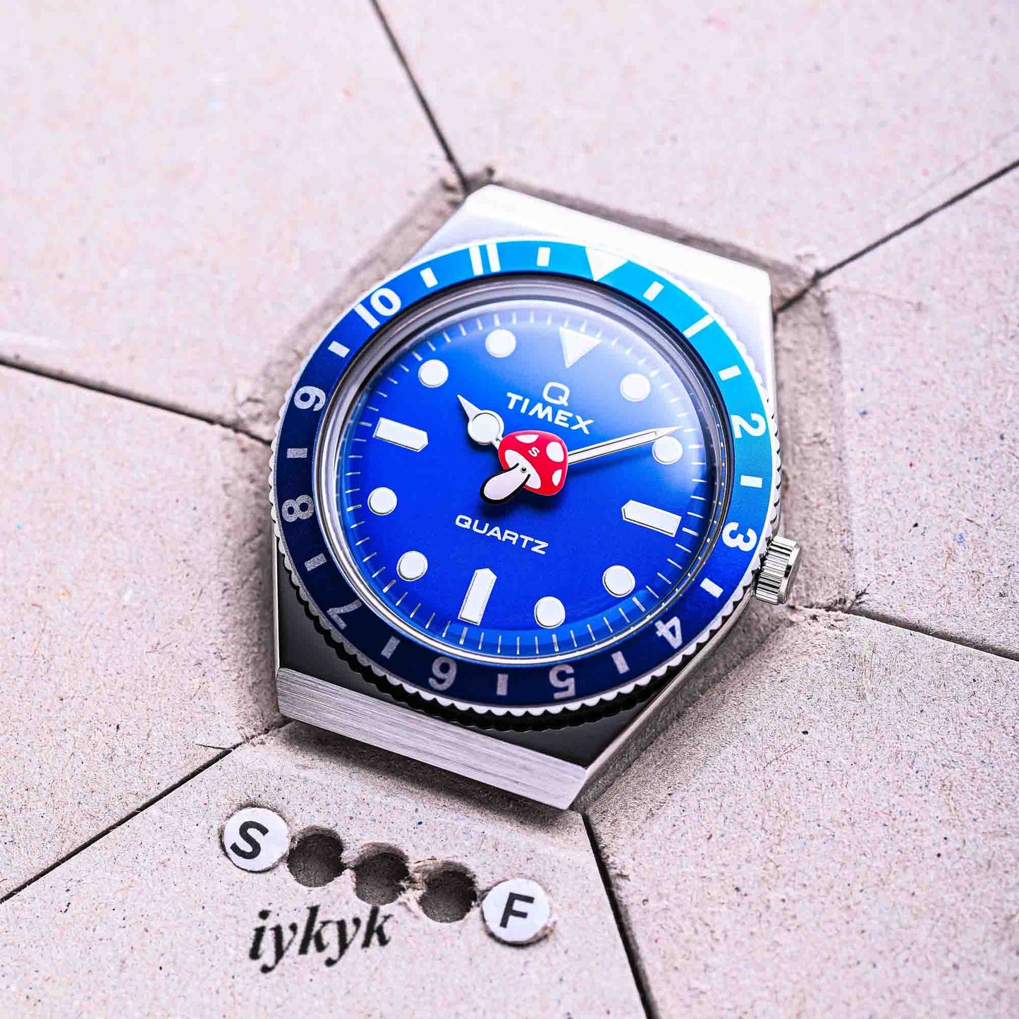 Timex x seconde/seconde/ 38mm Blue SS