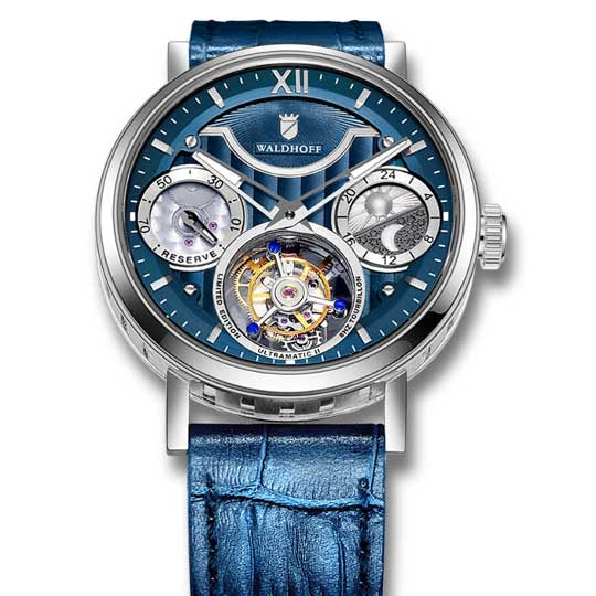 Manufaktur Waldhoff Ultramatic II Tourbillon Royal Blue