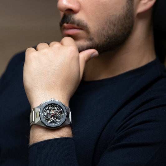 Astronic Apache Skeleton Automatic SS Rose Gold