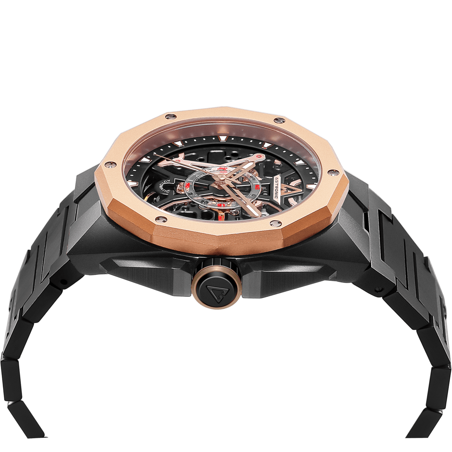 Astronic Apache Skeleton Automatic SS Rose Gold