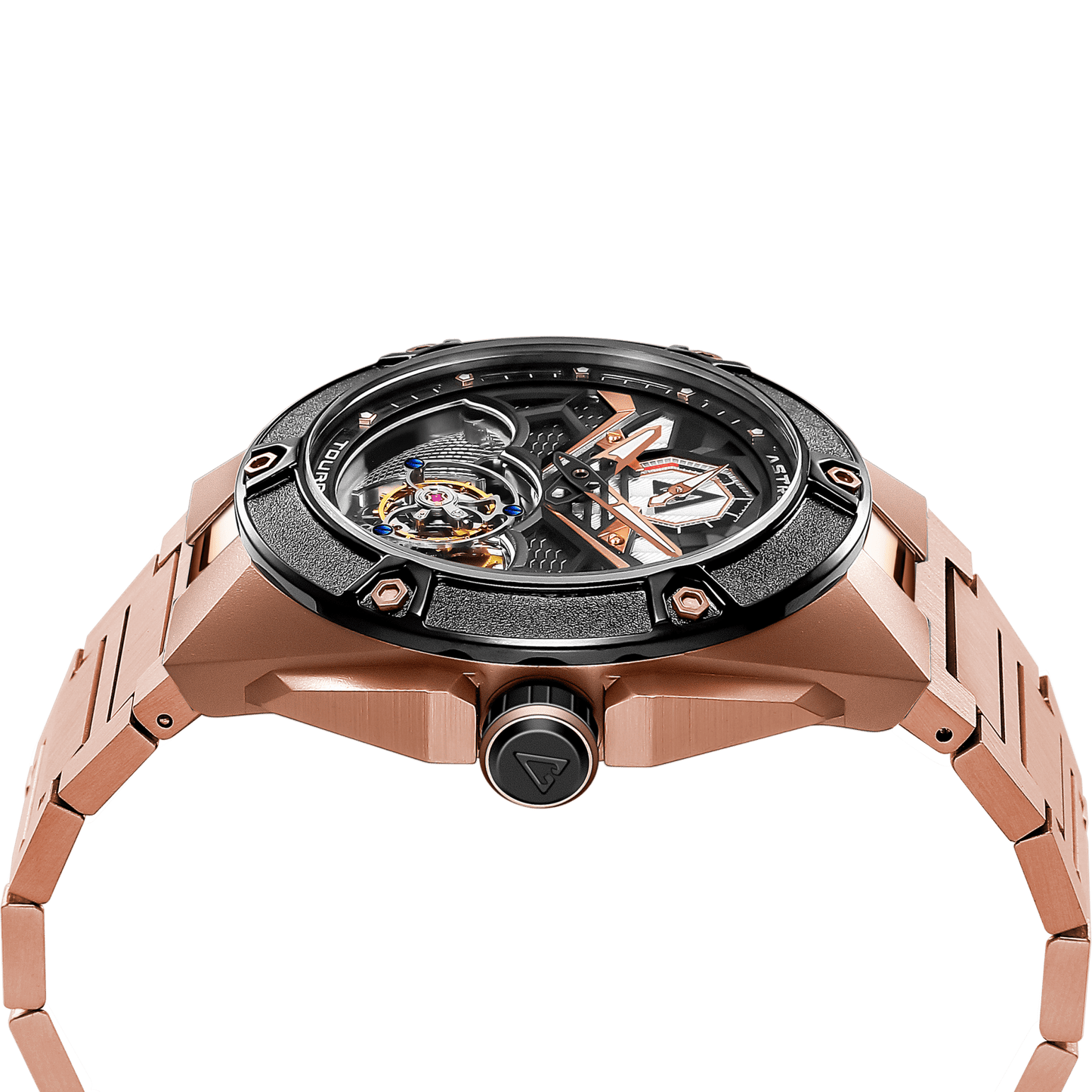 Astronic Nighthawk Tourbillon SS All Rose Gold