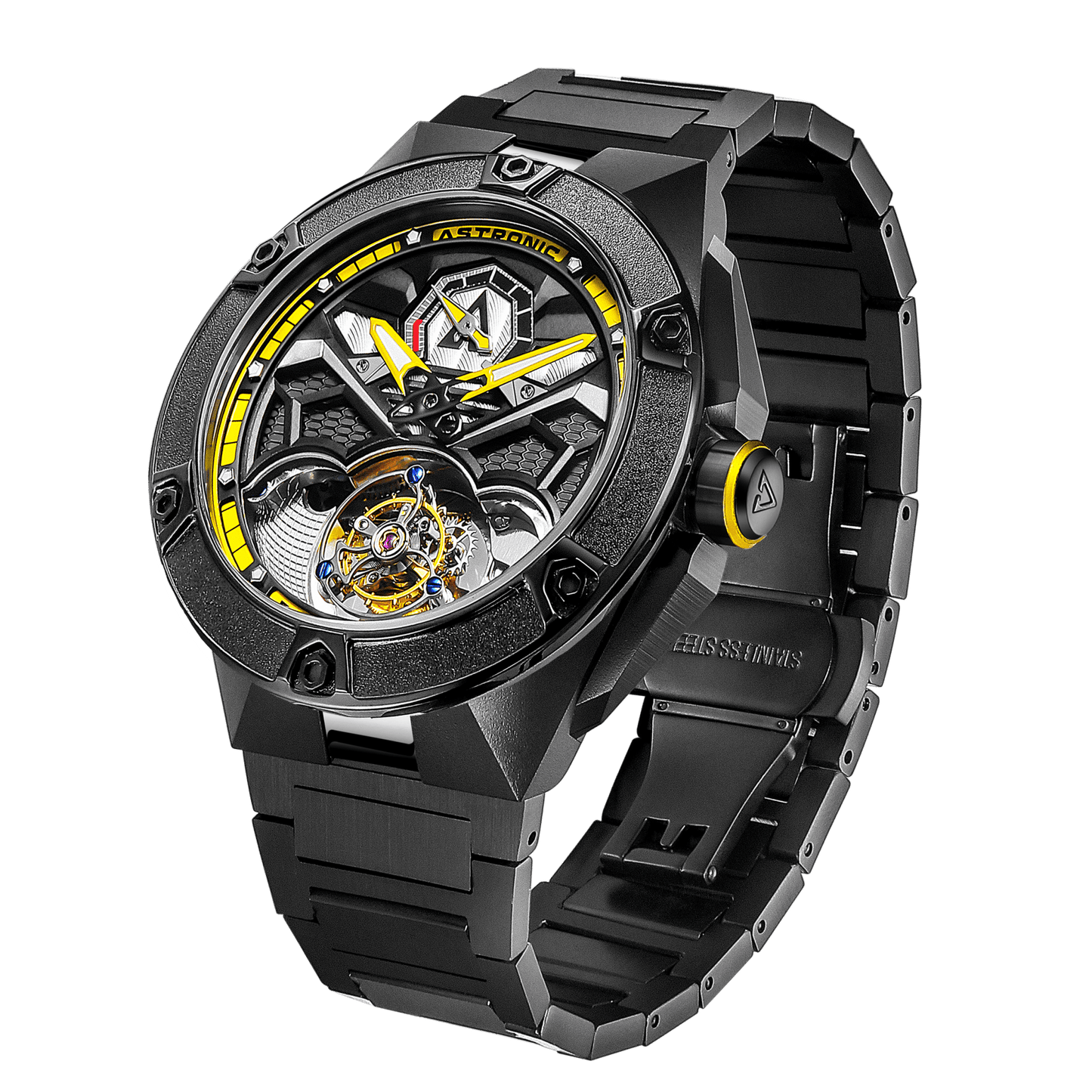 Astronic Nighthawk Tourbillon SS Dark Amber Limited Edition