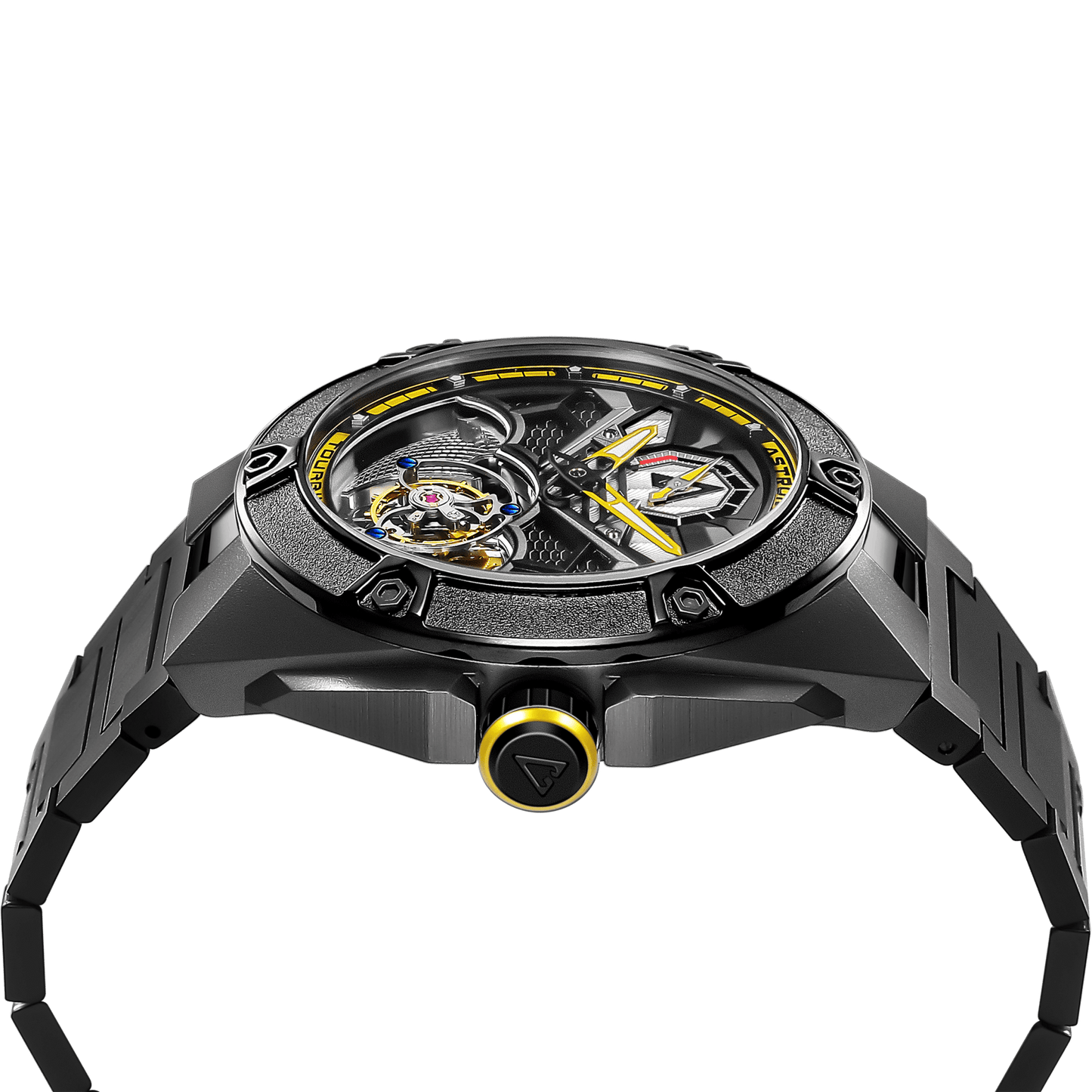 Astronic Nighthawk Tourbillon SS Dark Amber Limited Edition