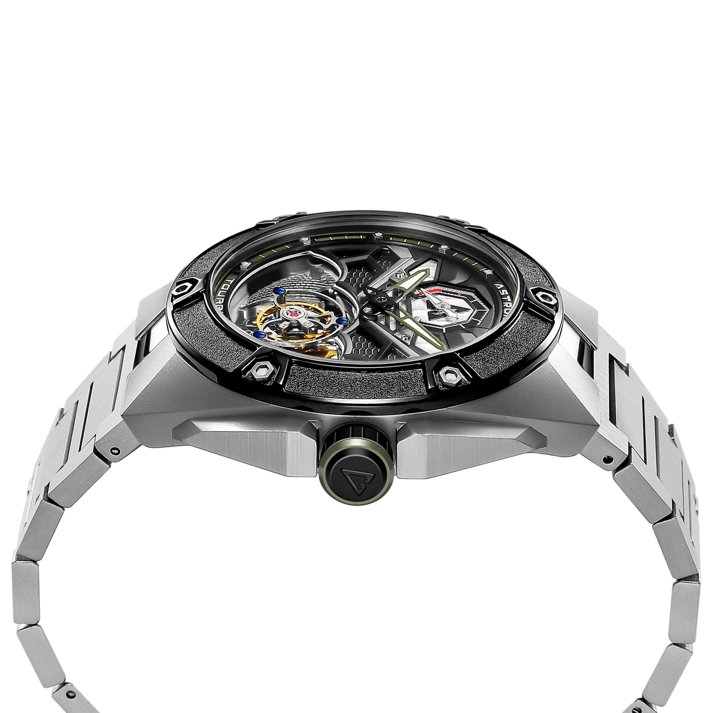 Astronic Nighthawk Tourbillon SS Green Limited Edition