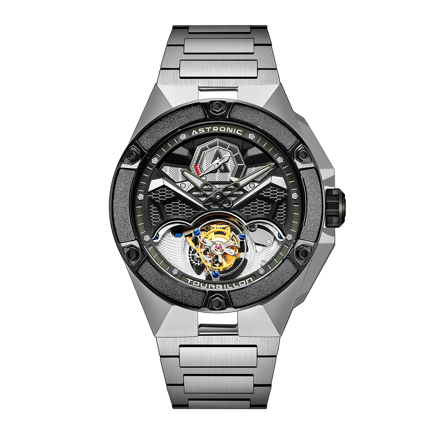 Astronic Nighthawk Tourbillon SS Green Limited Edition