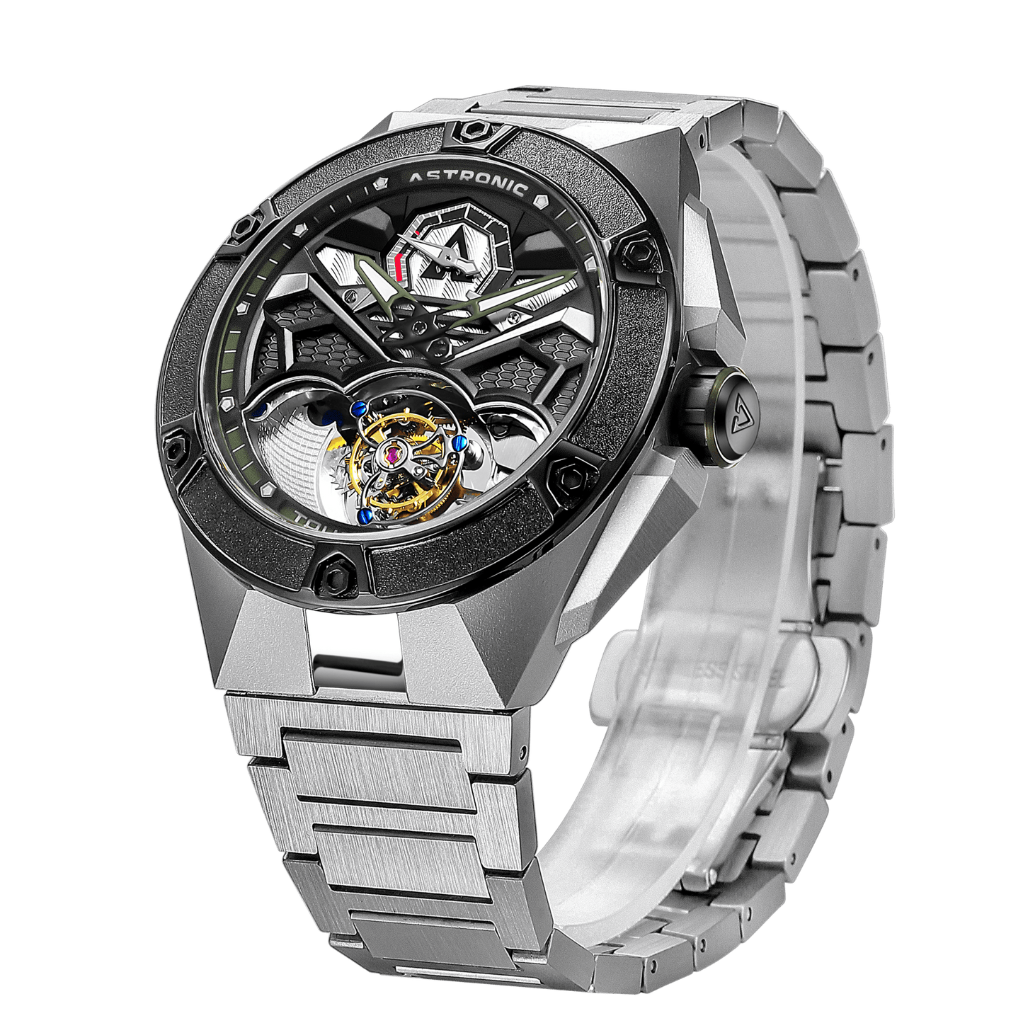Astronic Nighthawk Tourbillon SS Green Limited Edition