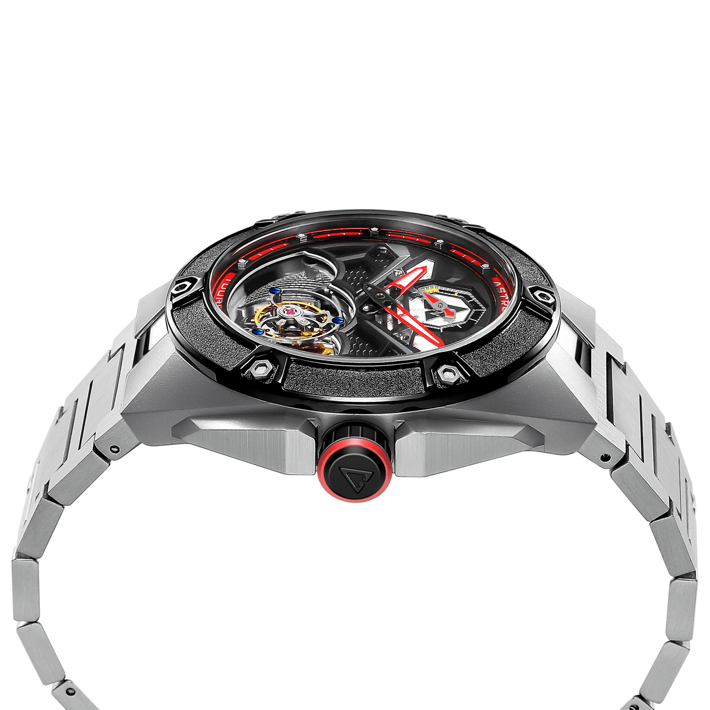 Astronic Nighthawk Tourbillon SS Red Limited Edition