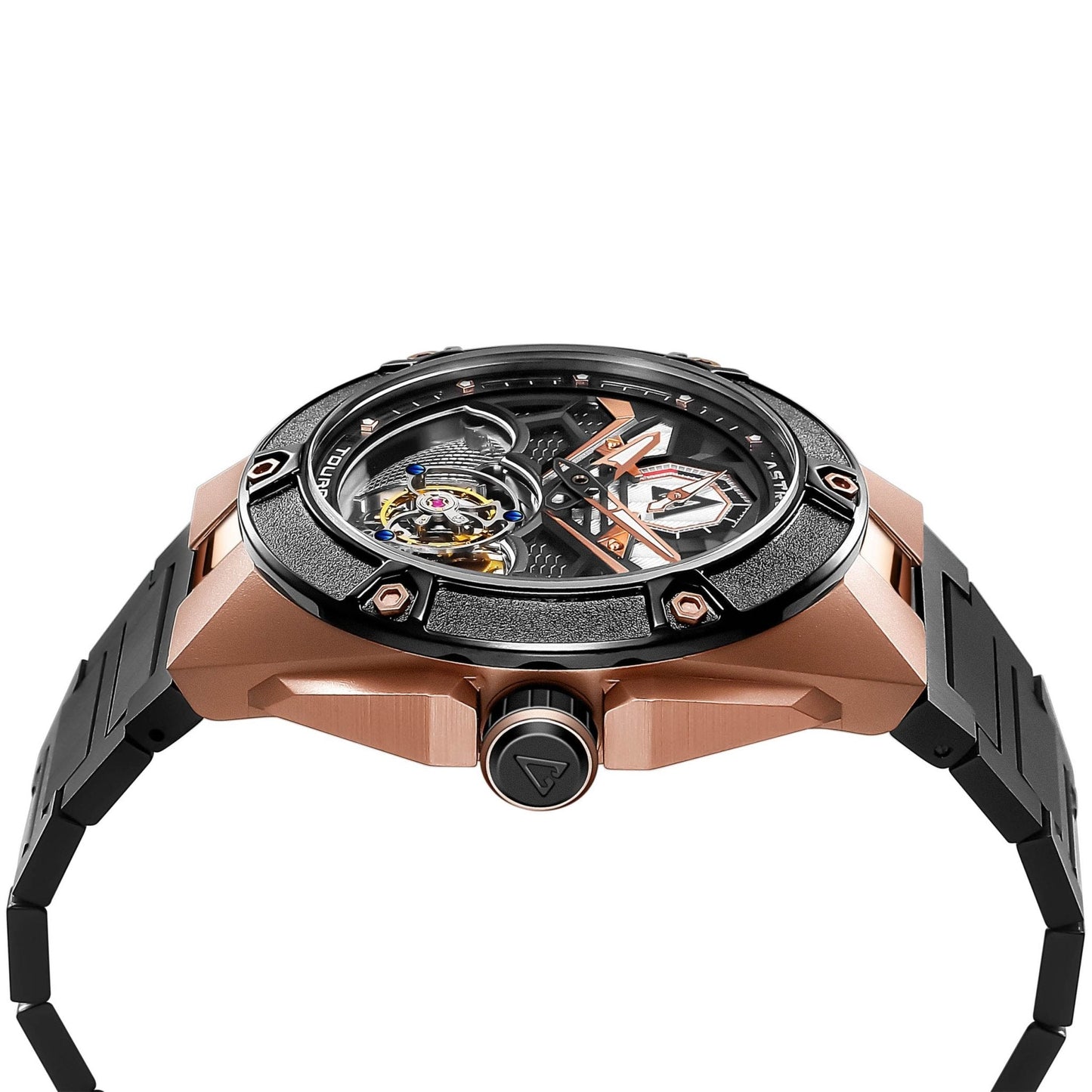 Astronic Nighthawk Tourbillon SS Rose Gold