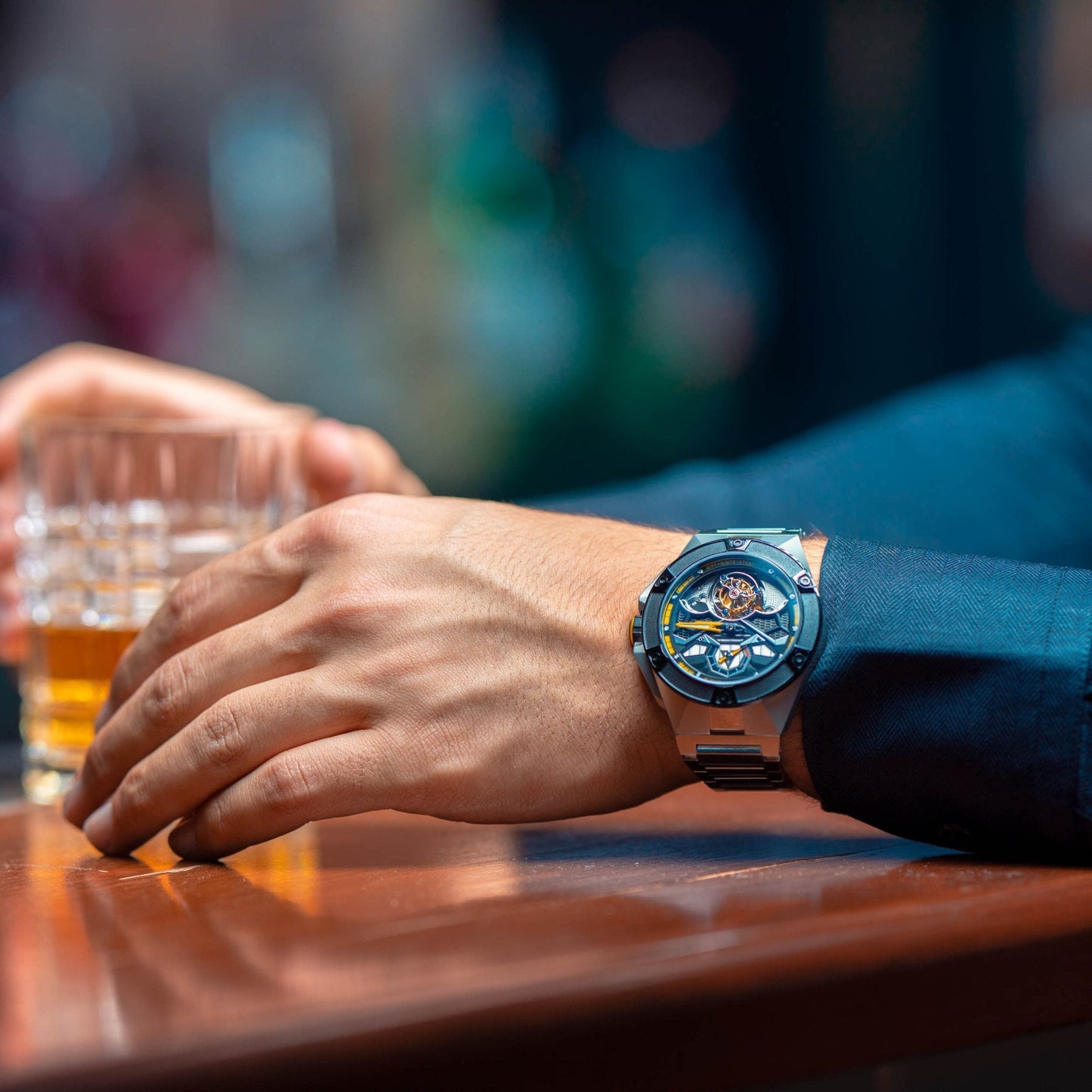 Astronic Nighthawk Tourbillon SS Yellow
