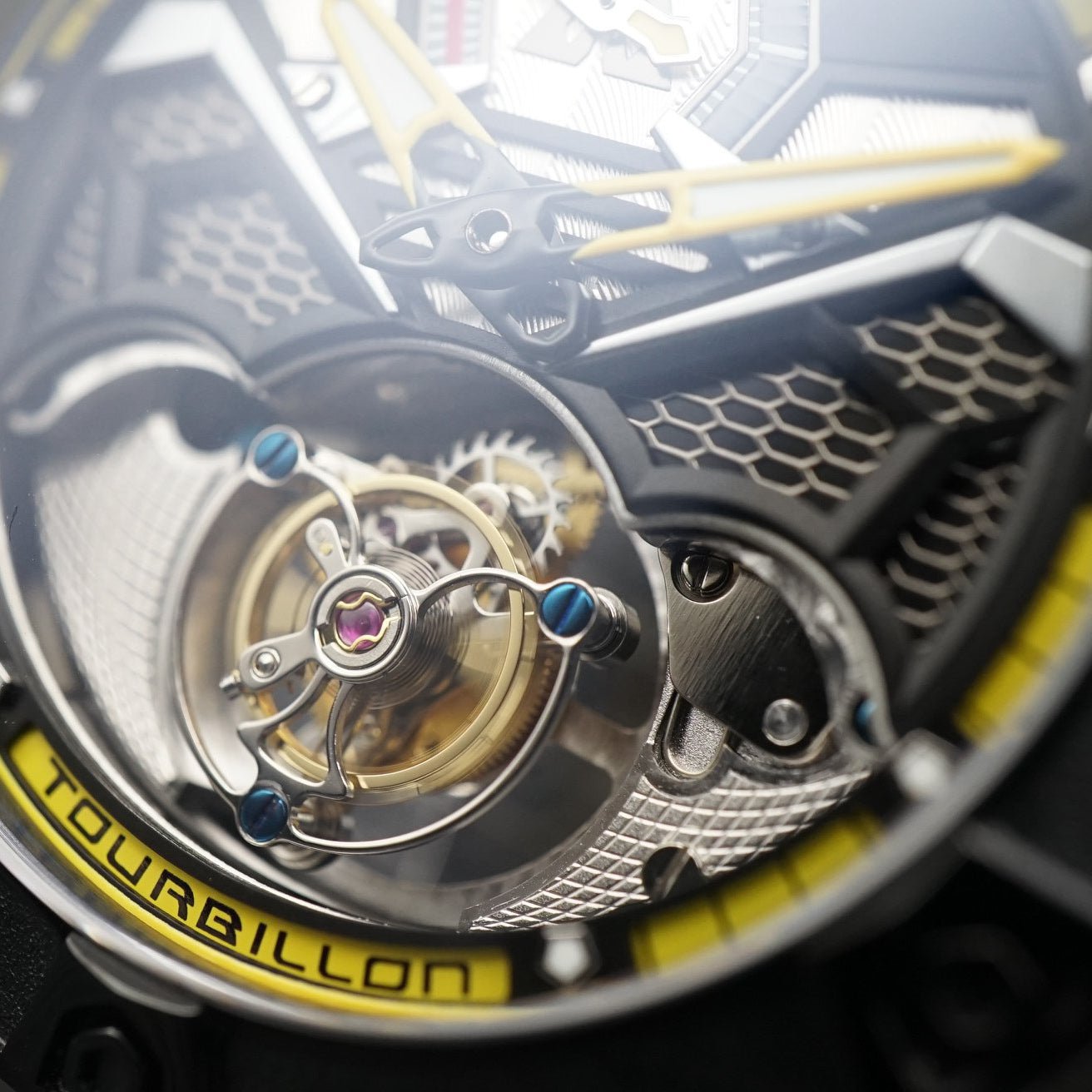 Astronic Nighthawk Tourbillon SS Yellow