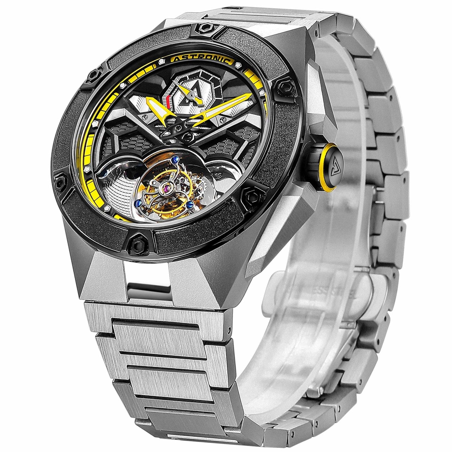 Astronic Nighthawk Tourbillon SS Yellow