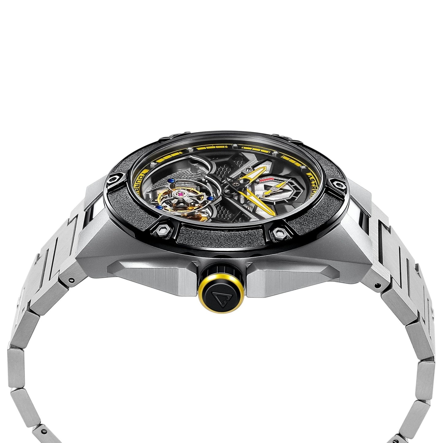 Astronic Nighthawk Tourbillon SS Yellow