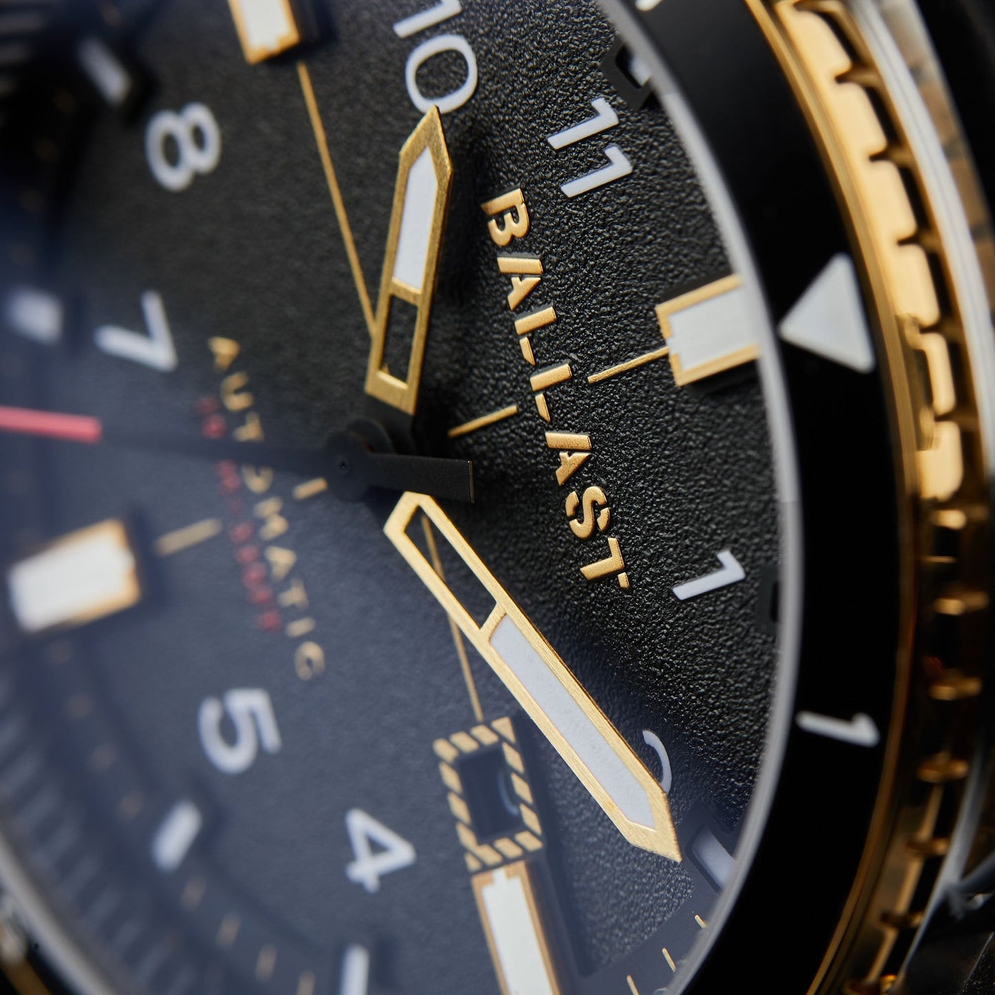 Ballast Trafalgar Dual Time Automatic Black Silver