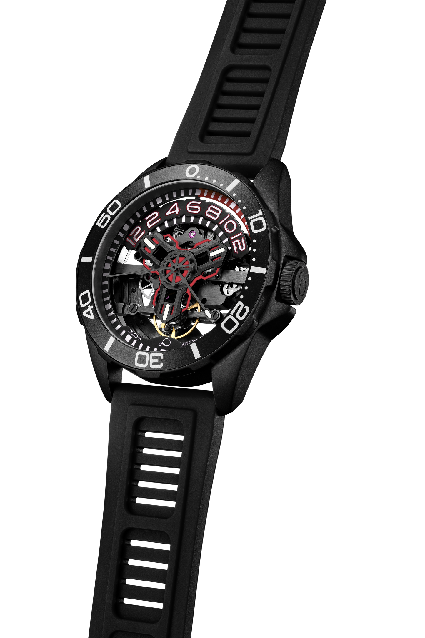 OLTO-8 Tide X Diving Automatic Rust Red