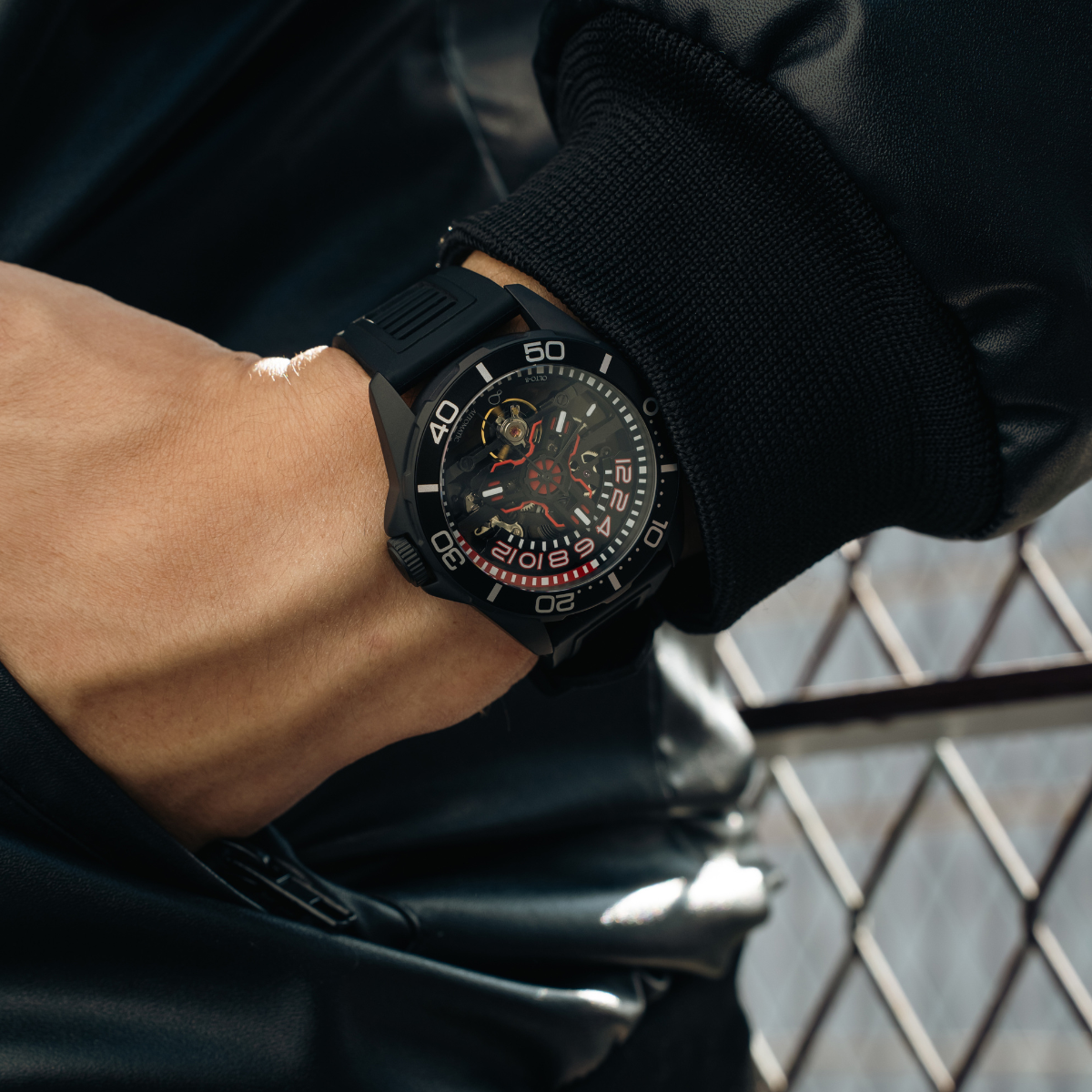 OLTO-8 Tide X Diving Automatic Rust Red