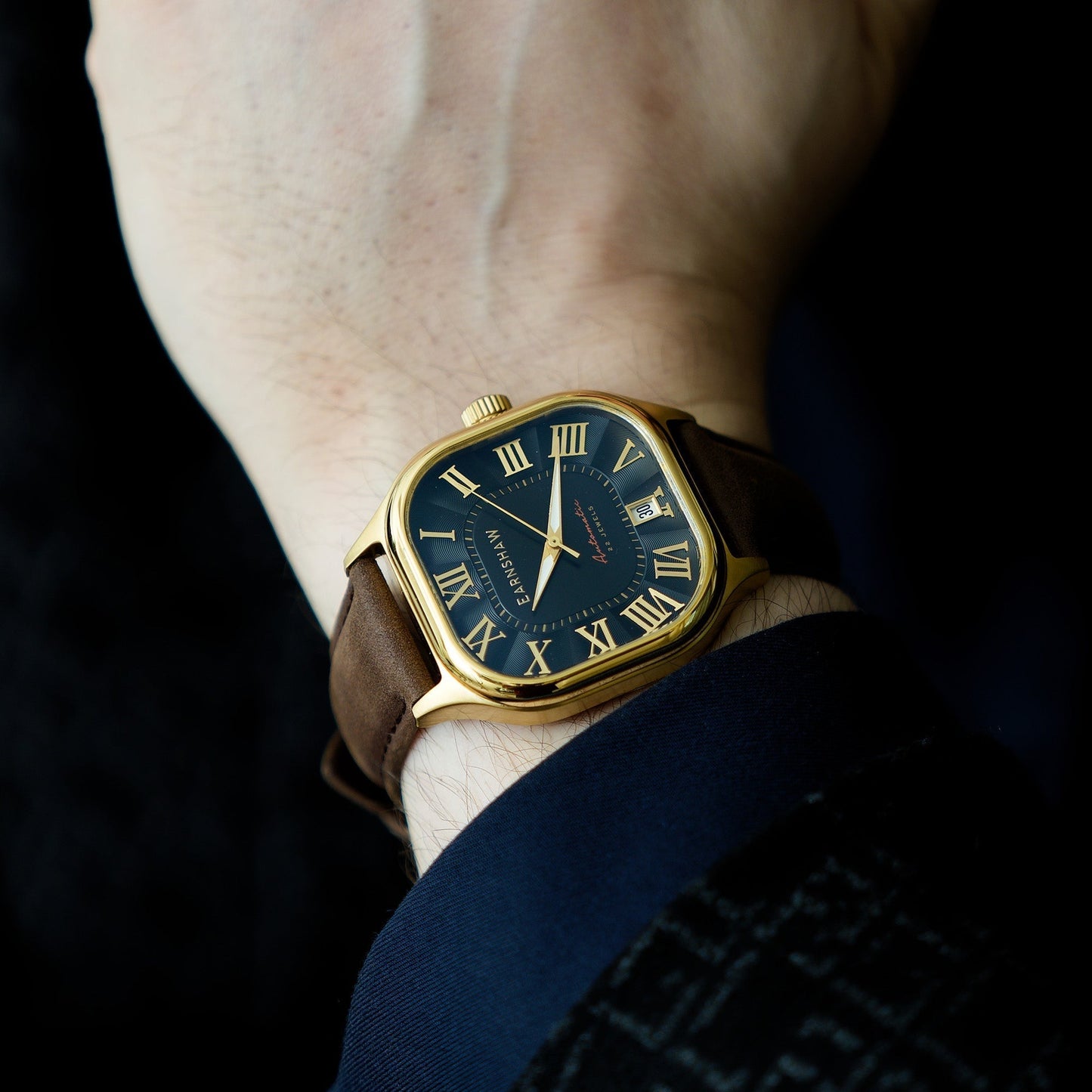 Thomas Earnshaw Coussin Automatic Gold