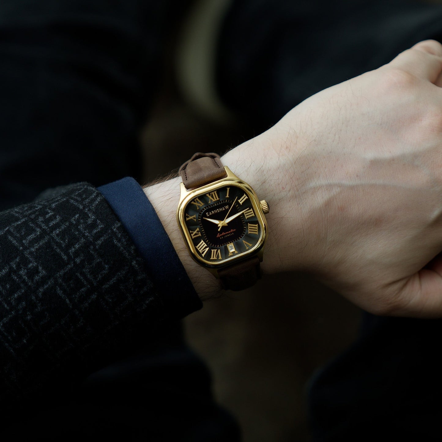 Thomas Earnshaw Coussin Automatic Gold