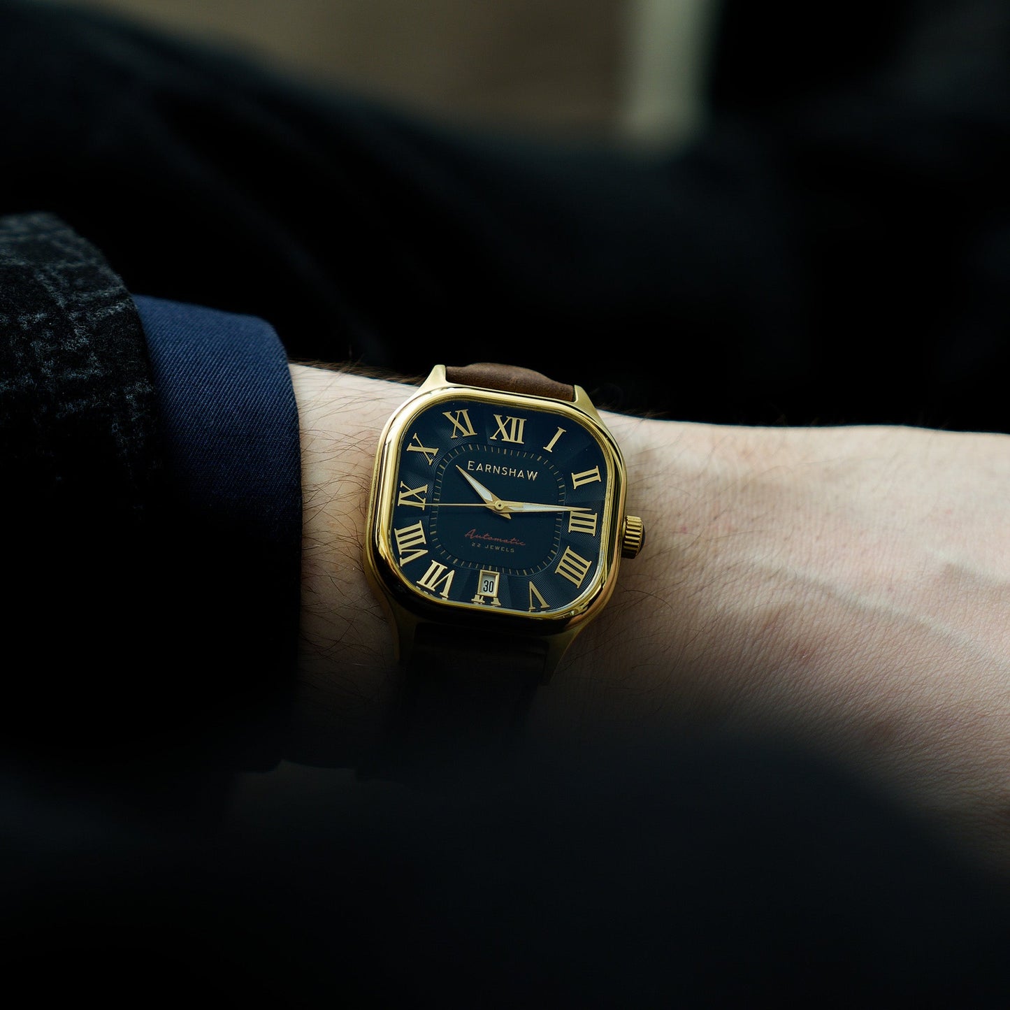 Thomas Earnshaw Coussin Automatic Gold