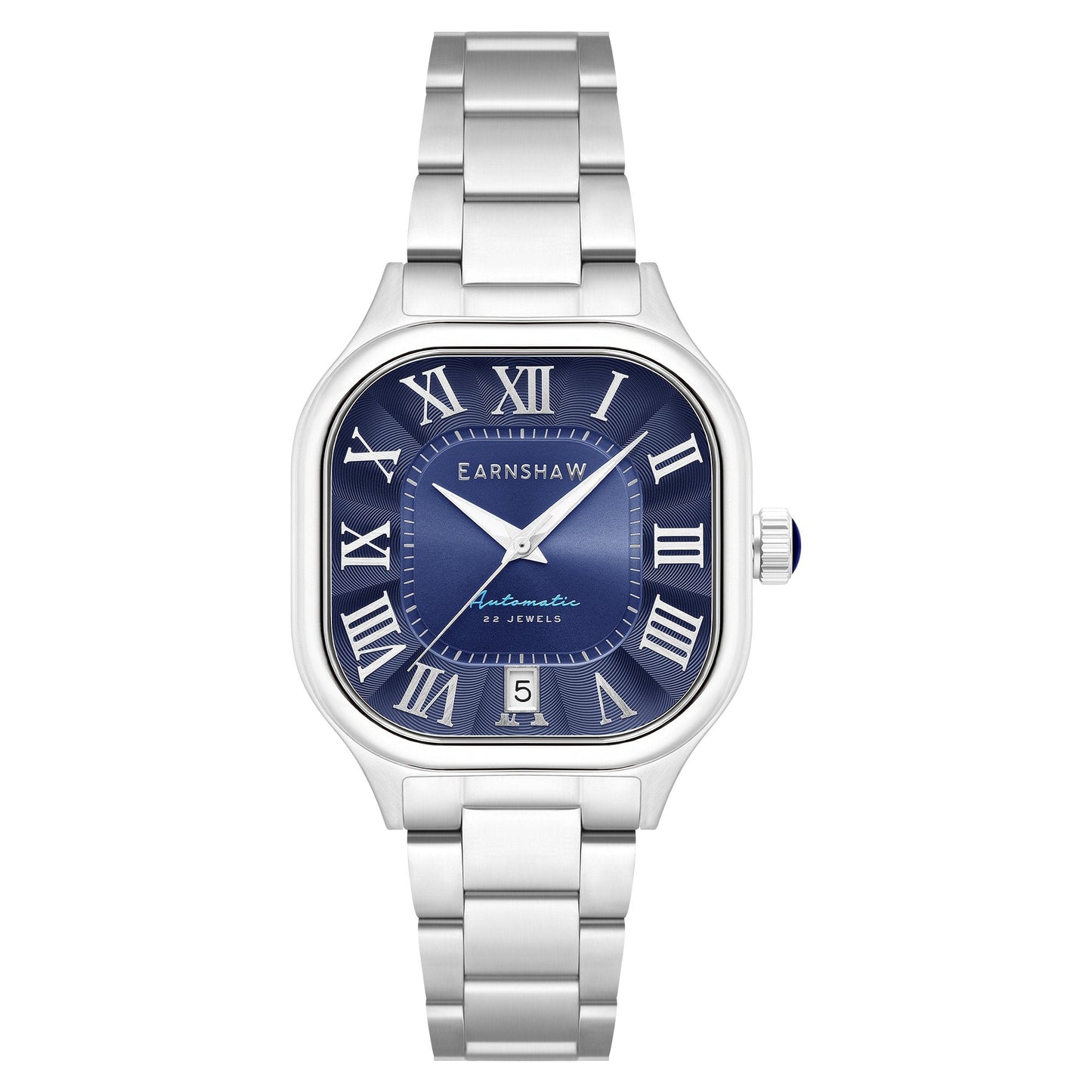 Thomas Earnshaw Coussin Automatic Lapis Blue