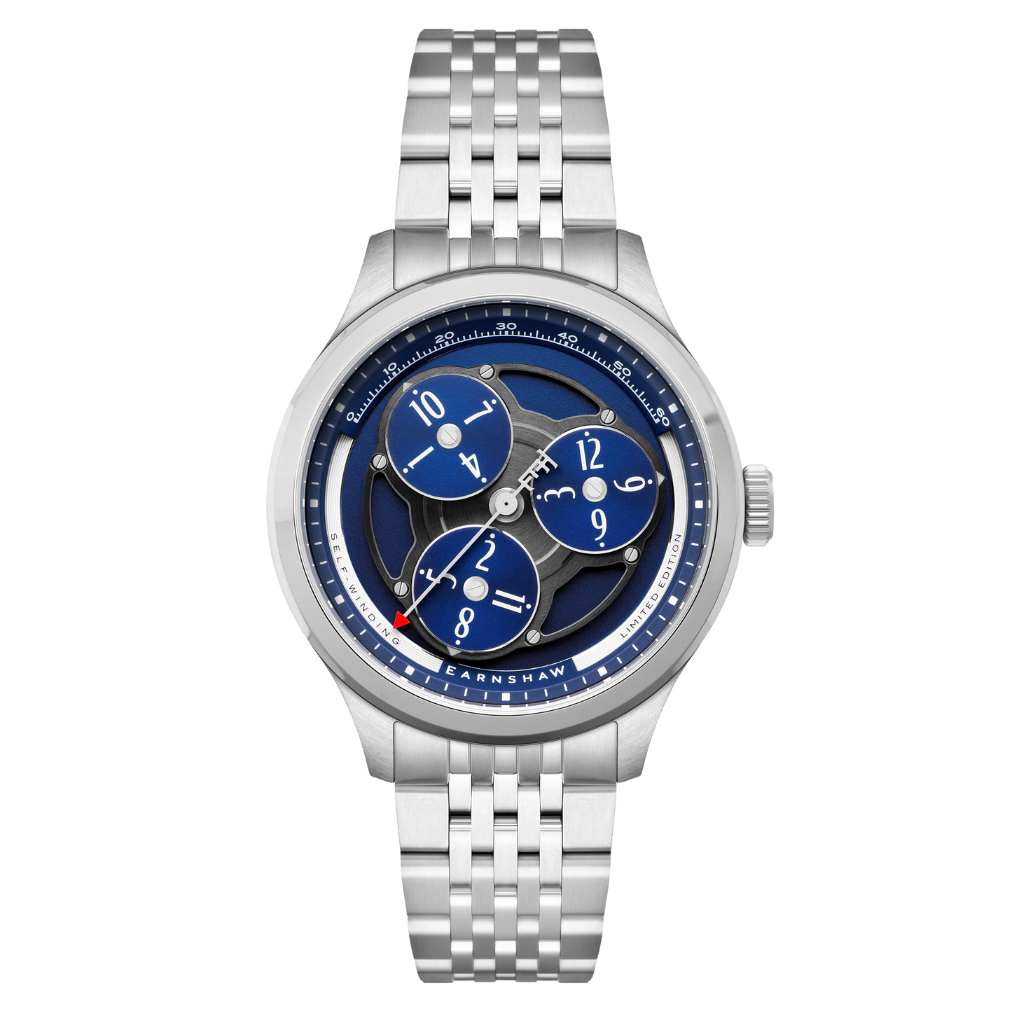 Thomas Earnshaw Engineer Hexham Trisect Automatic Onyx Blue Limited Edition