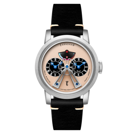 Thomas Earnshaw Heritage Beaufort Power Reserve Dual Time Automatic Ivory Limited Edition