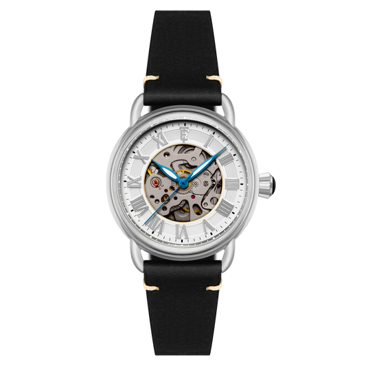 Thomas Earnshaw Heritage Investigator 40 Skeleton Automatic Matte Silver