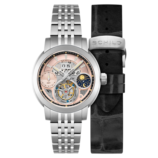 Schild Heinrich GMT Moonphase Tourbillon Limited Edition Sunset Peach