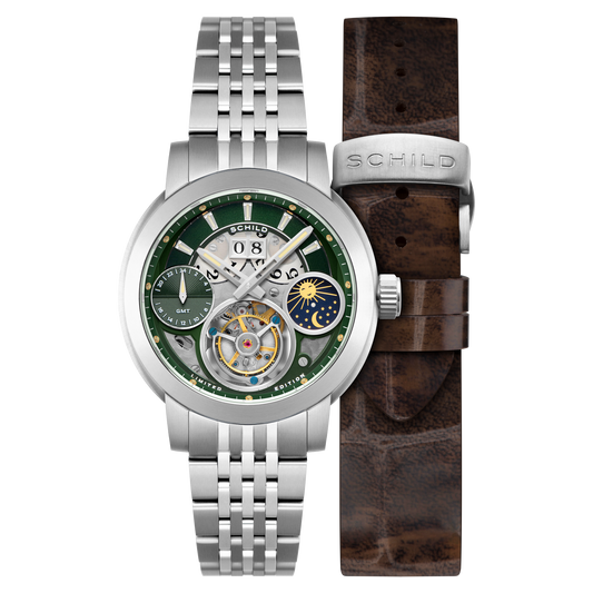Schild Heinrich GMT Moonphase Tourbillon Limited Edition Jade Green