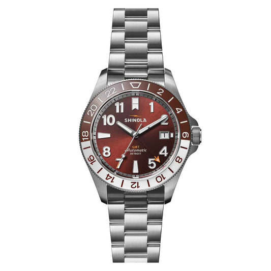 Shinola Monster GMT Automatic 40mm Whiskey Limited Edition