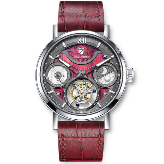 Manufaktur Waldhoff Ultramatic II Tourbillon Burgundy