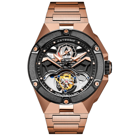 Astronic Nighthawk Tourbillon SS All Rose Gold