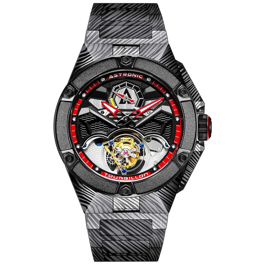 Astronic Nighthawk Tourbillon SS Black Wave