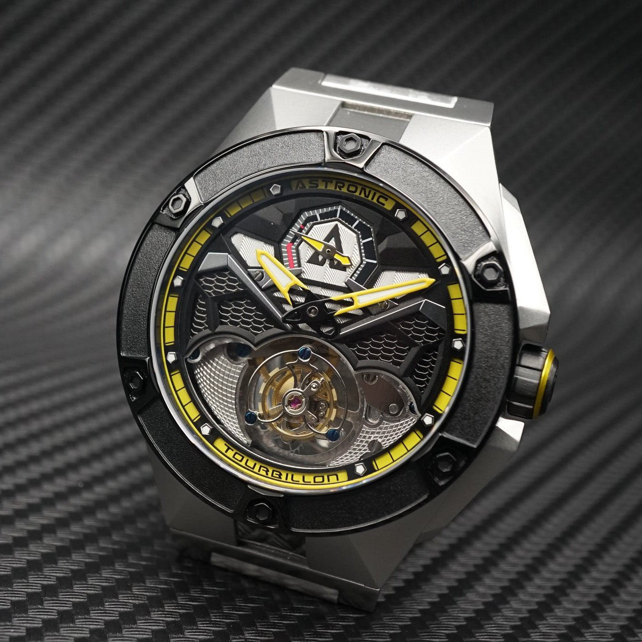 Astronic Nighthawk Tourbillon SS Yellow